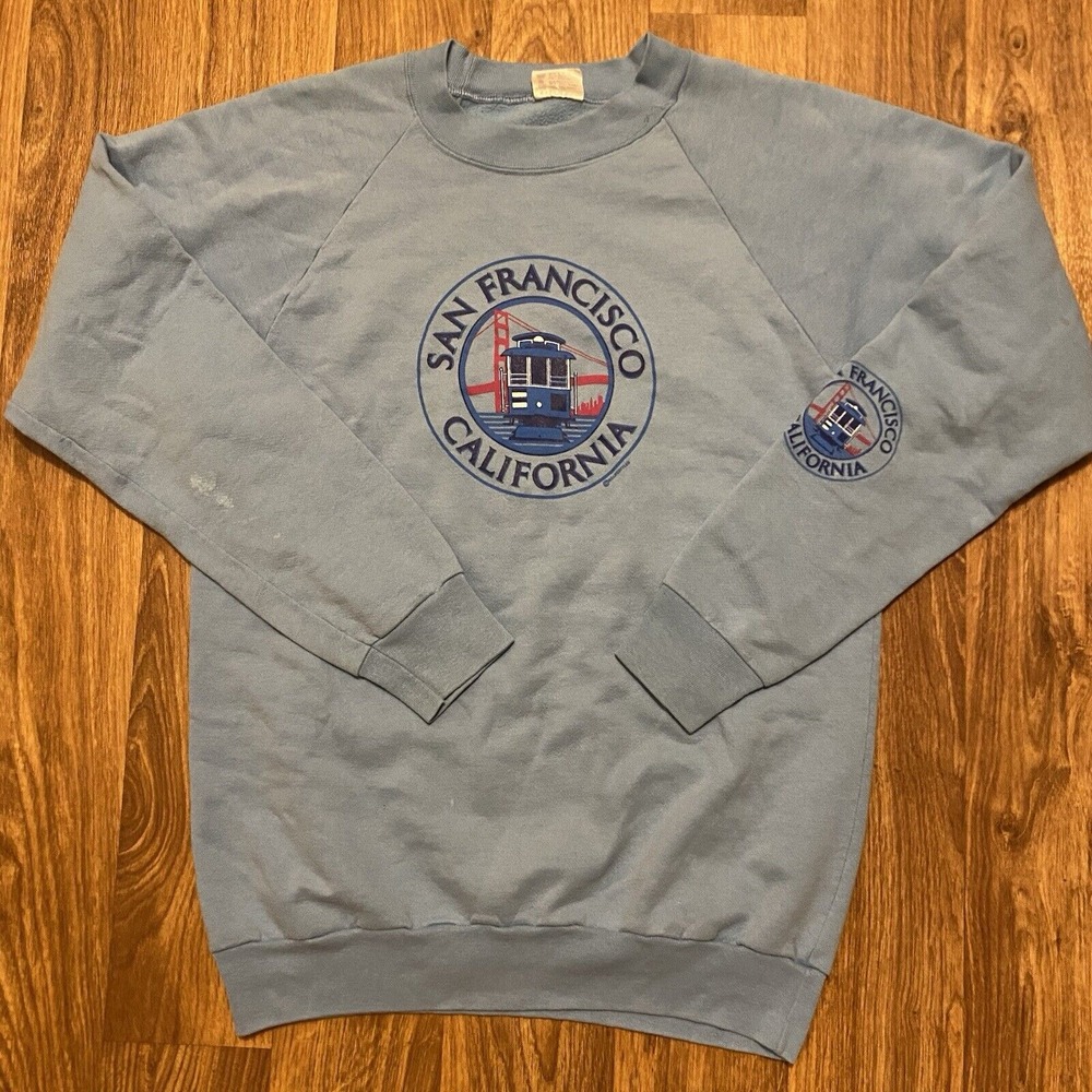 Vintage‎ 80s San Francisco California Sweater Tourists Vacation Pullover USA